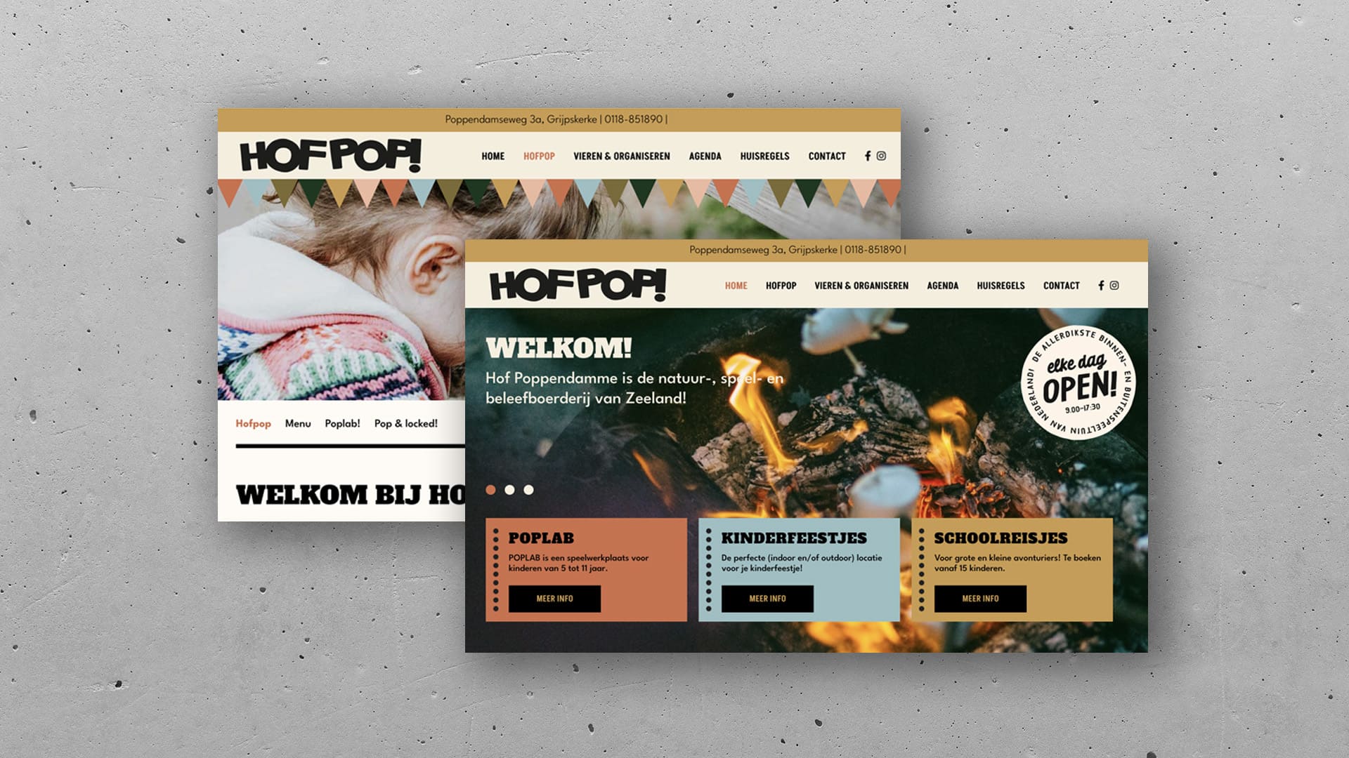 Hofpop webdesign